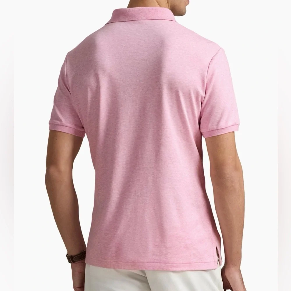 Polo Ralph Lauren Classic Fit Polo Shirt Pink 100% Cotton Pony Logo XXL